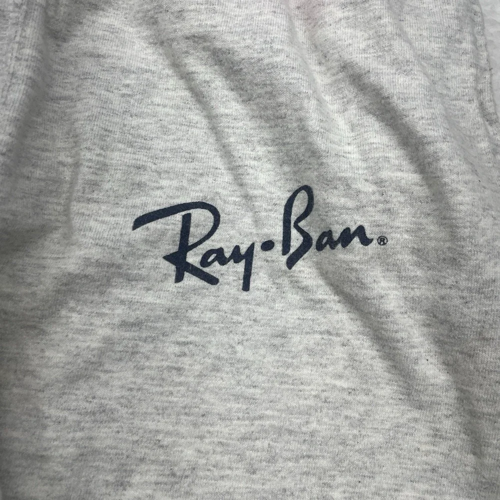 Vintage Ray Ban‎ Sweatpants Joggers Gray Men's Timeout Made In USA Size Medium